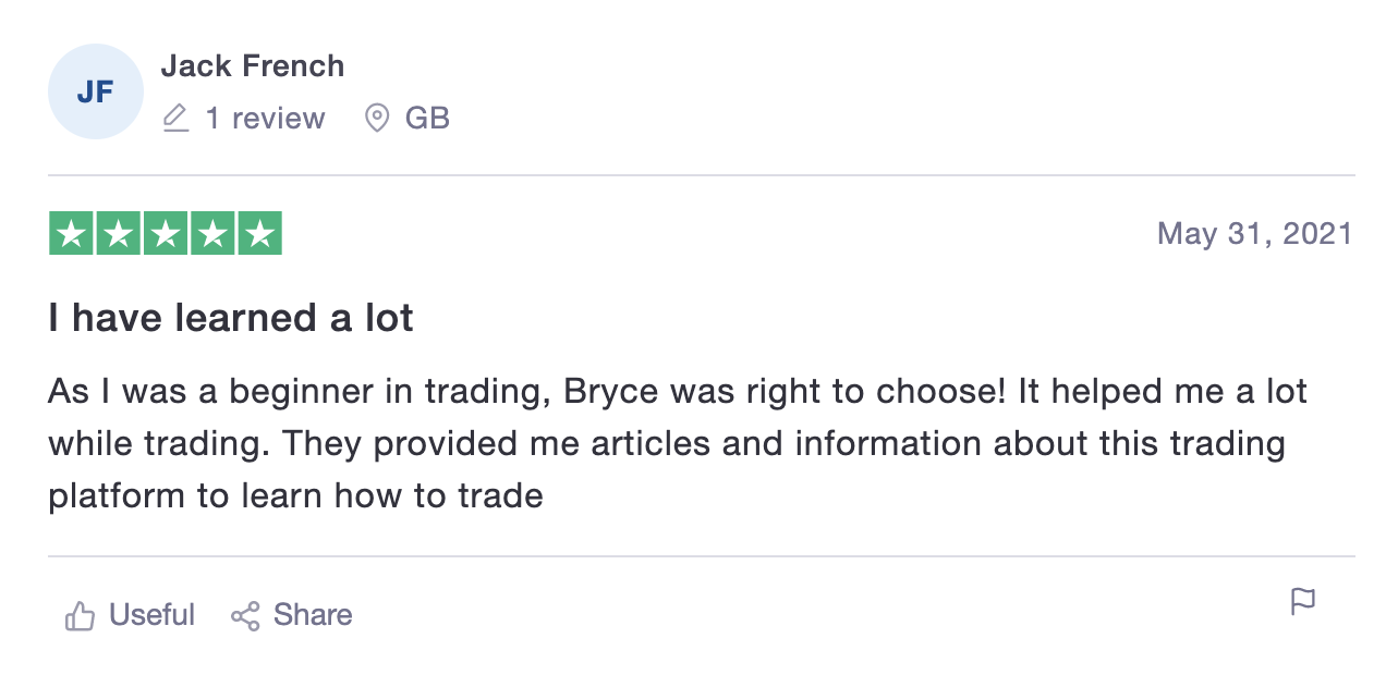 bryce management good review